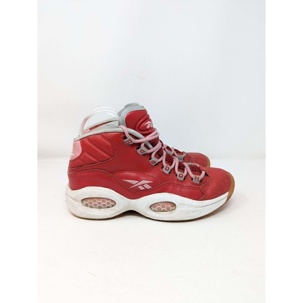 Reebok Question Mid Girls M44062 Scarlet Light Pink White